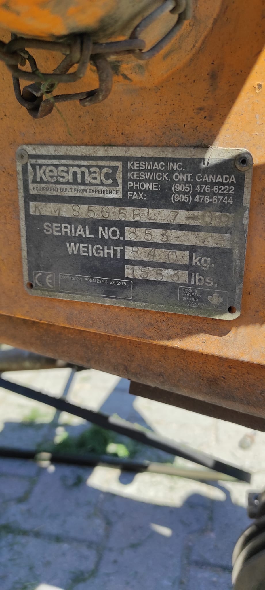 Kesmac Reel Mower 5 gang for sale