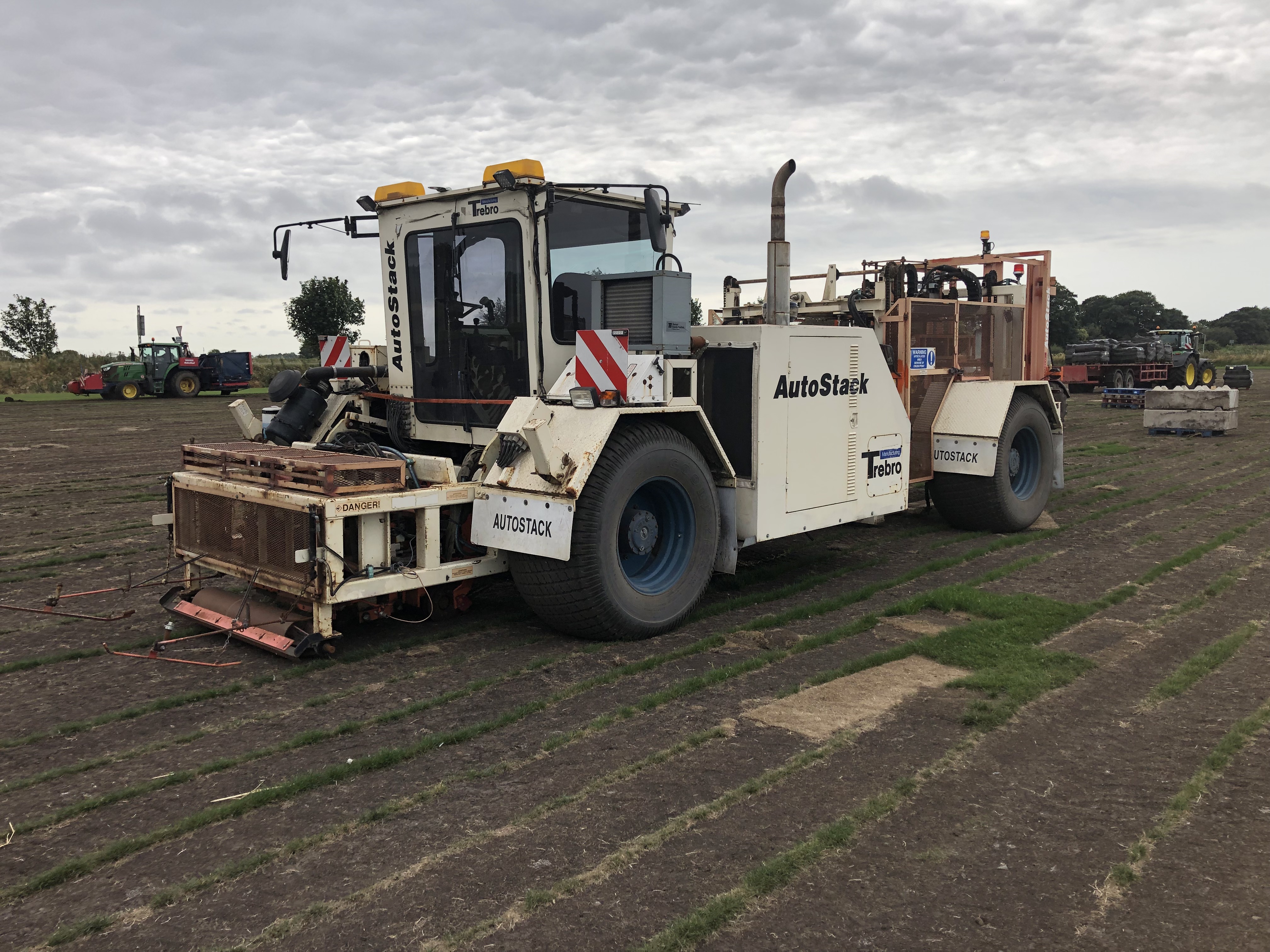 Trebro 21inch double row turf harvester for sale